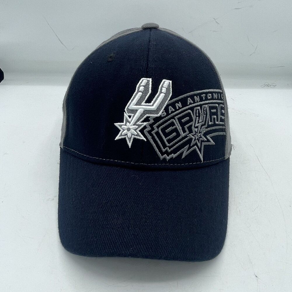 San Antonio Spurs Youth Kids Cap Hat Black Fitted 52cm Logo Top of the World